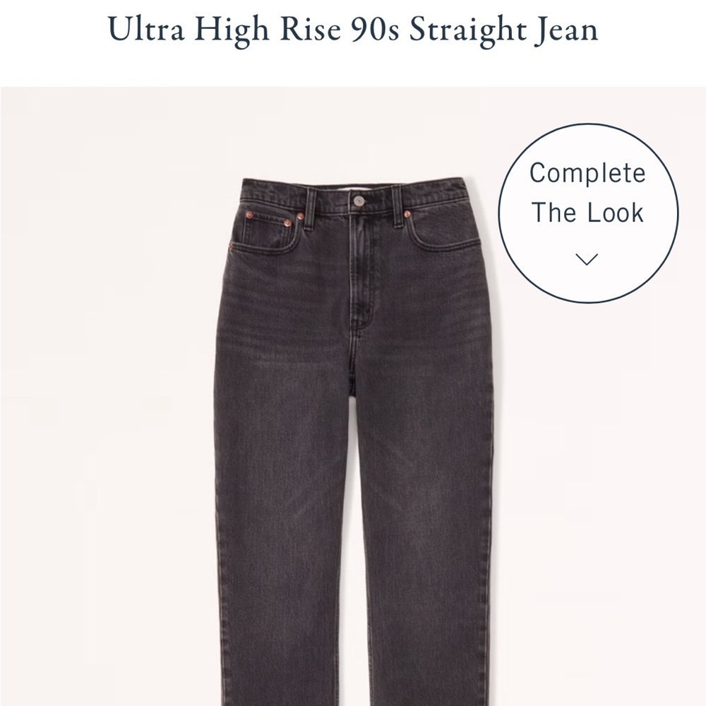 abercrombie high rise 90s jeans